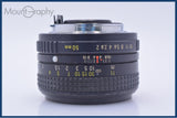 【動作保証】 リコー RICOH XR RIKENON 50mm F2 前後キャップ&レンズフィルター付 ペンタックスK用(MF) 同梱無料 #yu168