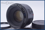 【動作保証】 キヤノン Canon EF 50mm F1.8 II 前後キャップ&レンズフィルター付 同梱無料 #yu242