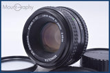 【動作保証】 ミノルタ MINOLTA MD ROKKOR 50mm F1.7 前後キャップ&レンズフィルター付 同梱無料 #yu306