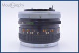 【動作保証】 キヤノン Canon FD 50mm F1.8 前後キャップ&レンズフィルター付 同梱無料 #yu350