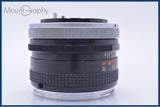 【動作保証】 キヤノン Canon FD 50mm F1.8 前後キャップ&レンズフィルター付 同梱無料 #yu350