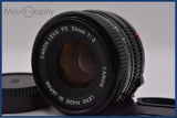 【動作保証】 キヤノン Canon NEW FD 50mm F2 前後キャップ付 同梱無料 #yu359
