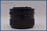 【動作保証】 キヤノン Canon NEW FD 24mm F2.8 前後キャップ付 同梱無料 #yu416