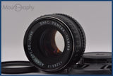 【動作保証】 ペンタックス PENTAX SMC PENTAX 55mm F1.8 前後キャップ&レンズフィルター付 同梱無料 #yu498